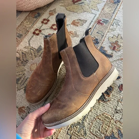 Alpine Design Brown Slip On Chelsea Boot sz 11 - Picture 2 of 4